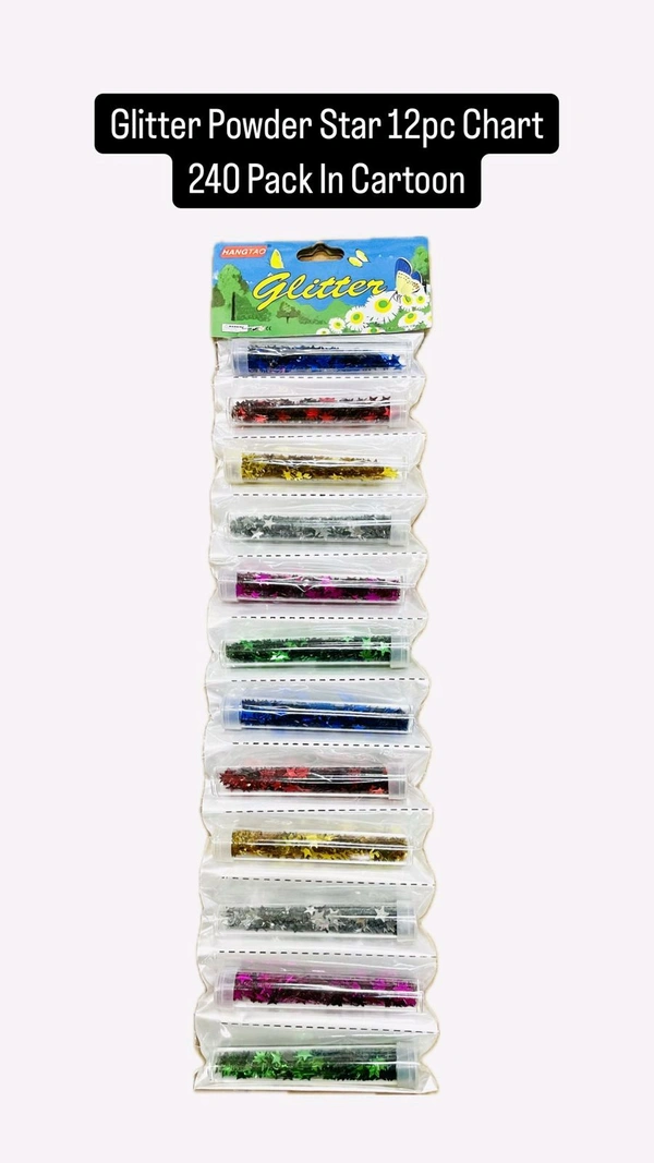 Glitter Powder Star (12pc Chart)