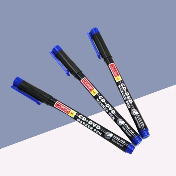 Camlin CD/OHP Marker (10pc Pack) - Blue