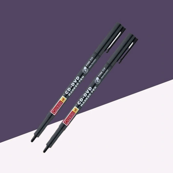 Camlin CD/OHP Marker (10pc Pack) - Black