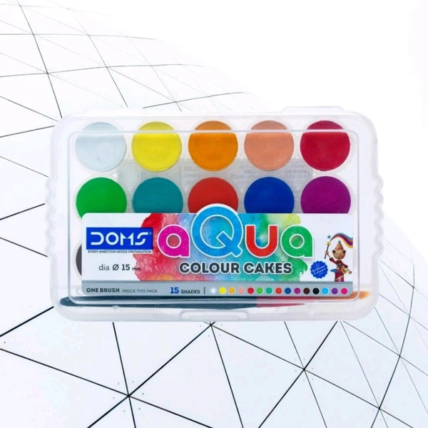 Doms Water Colour Cake 15 Shades (MRP-25)