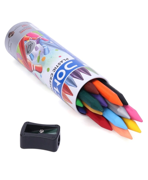 Doms Plastic Crayons 14 Shade 60 MRP