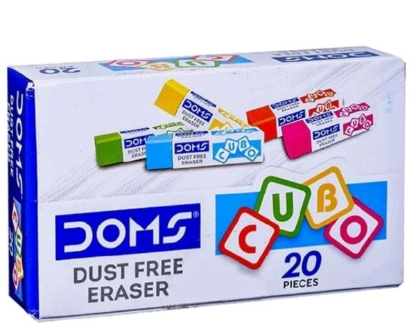 Doms Cubo Eraser (20pc Pack)
