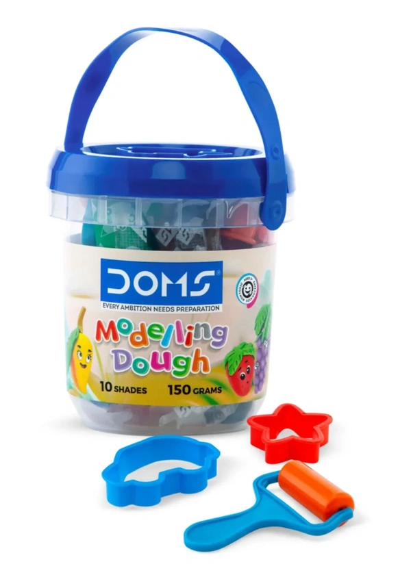 Doms Modelling Dough Clay (10 Shades 150grm) 85mrp