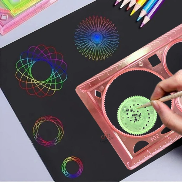 Spiromatic Scale Design Ruler
