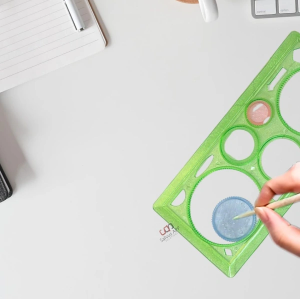 Spiromatic Scale Design Ruler