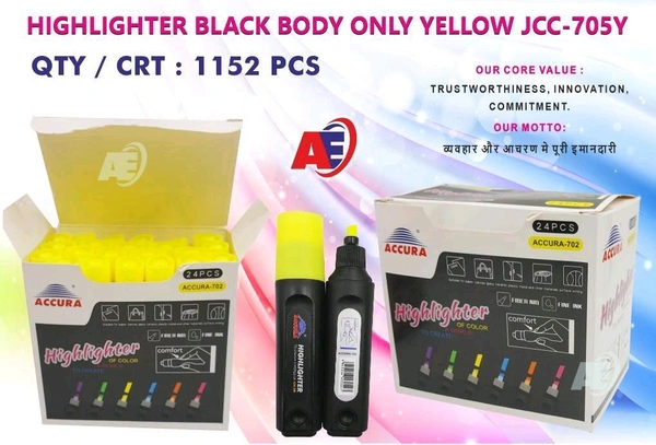 Highlighter Yellow Accura 702 (24pc Box)