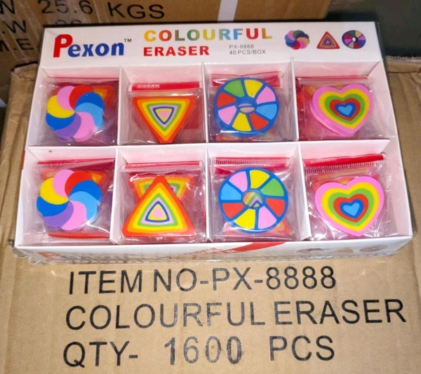 Eraser Design PX-8888 (40pc Box)