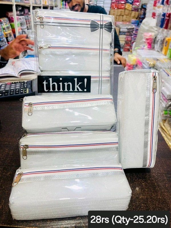 Pouch 2 Zip TRP Square