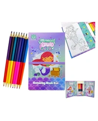 Color Book W/Pencil Color (Mix Designs)