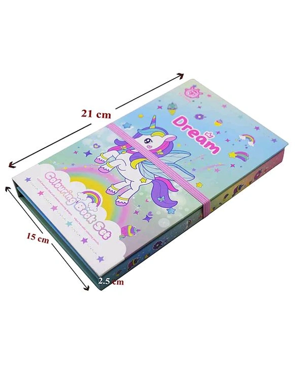 Color Book W/Pencil Color (Mix Designs)