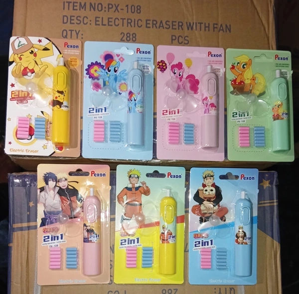 Electric Eraser With Fan