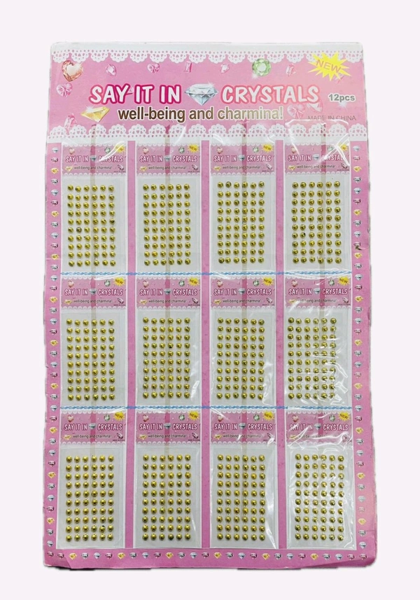 Stone Chart Moti Gold (12pc)