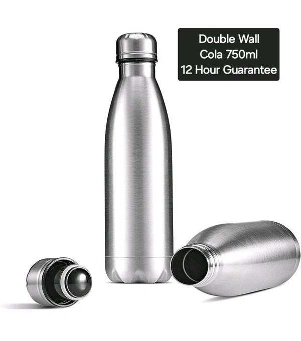 750ml Bottle Steel Cola Double Wall 12 HR Guarantee
