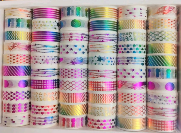 Washi Tape Designer Foil 60pc Box