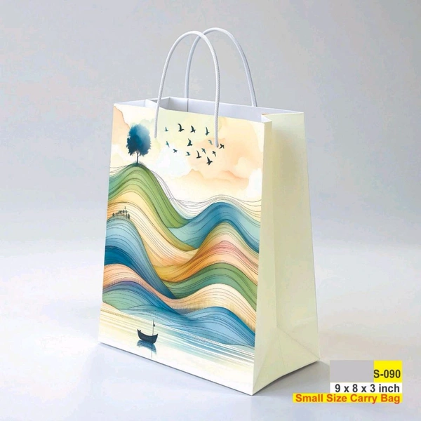 Printed Paper Bags 9x8x3 Inch (Series 1)