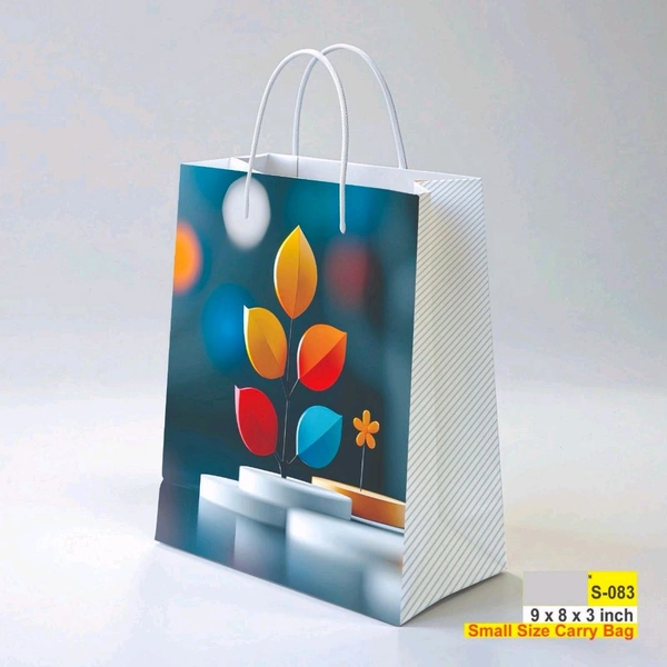 Printed Paper Bags 9x8x3 Inch (Series 2)