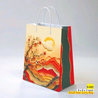 Printed Paper Bags 9x8x3 Inch (Series 2)