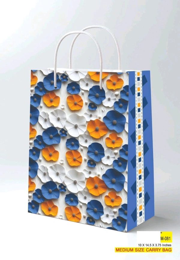 Printed Paper Bags 10x14.50x3.75 Inch (Series 1)