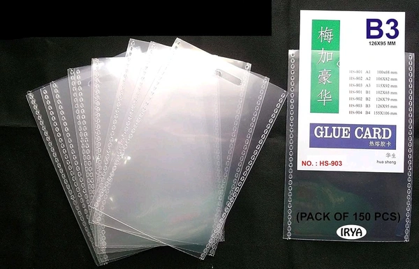 B3 PP Batch Cover 126x95mm (100pc Pack)