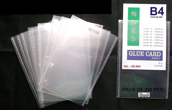 B4 PP Batch Cover 155x106mm (100pc Pack)