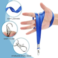 ID Lace Sartin 20mm 18inch Metal Hook (50pc) - Blue