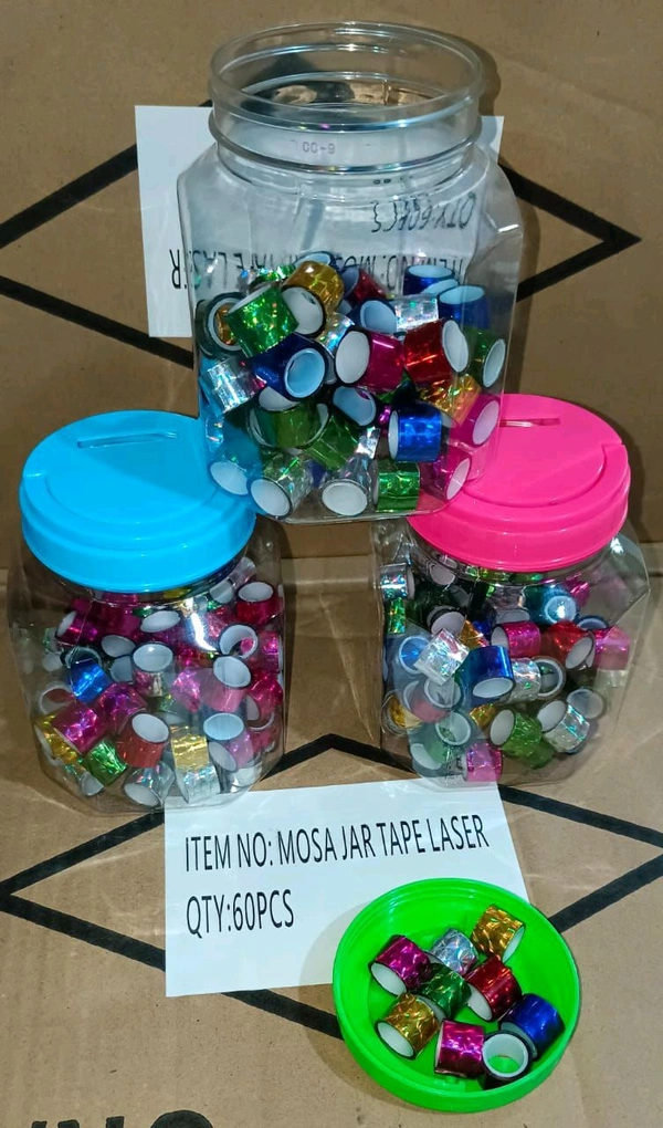 Mettalic Tape Jar Mini (85pc)