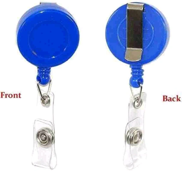 Yoyo Round ID Holder - Blue