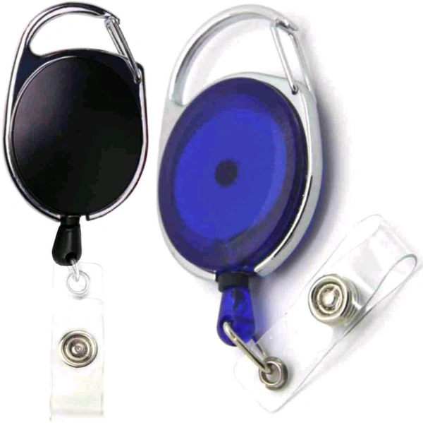 Yoyo Oval ID Holder - Blue