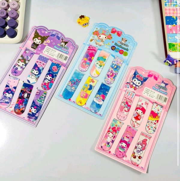 Magnetic Book Mark (6pc Set)