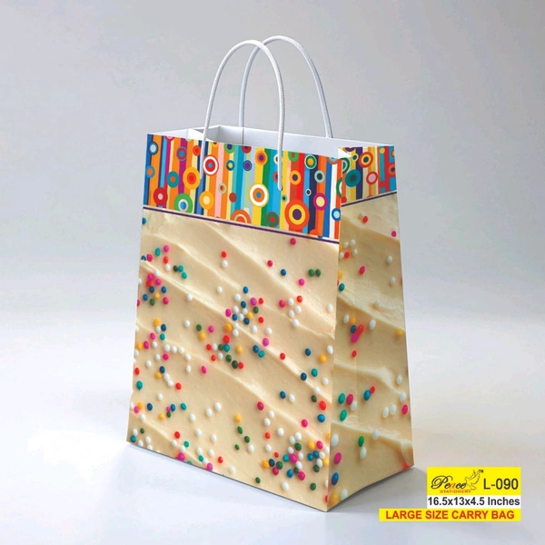 Printed Paper Bags 16.50x13x4.50 Inch (Series 2)