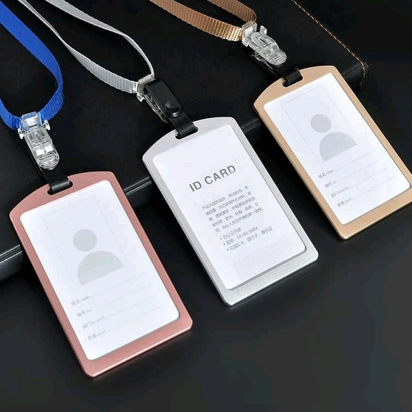 Metal ID Card Holder (20pc Pack)