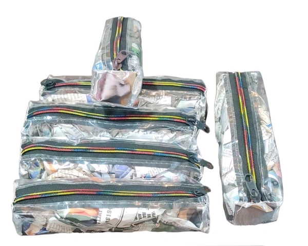 Pouch 1 Zip TRP Square No-3