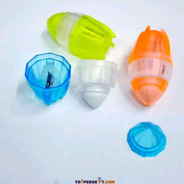 DOMS Rocket Point Erasner Combo Eraser + Sharpner 20mrp (Pack of 20pc)