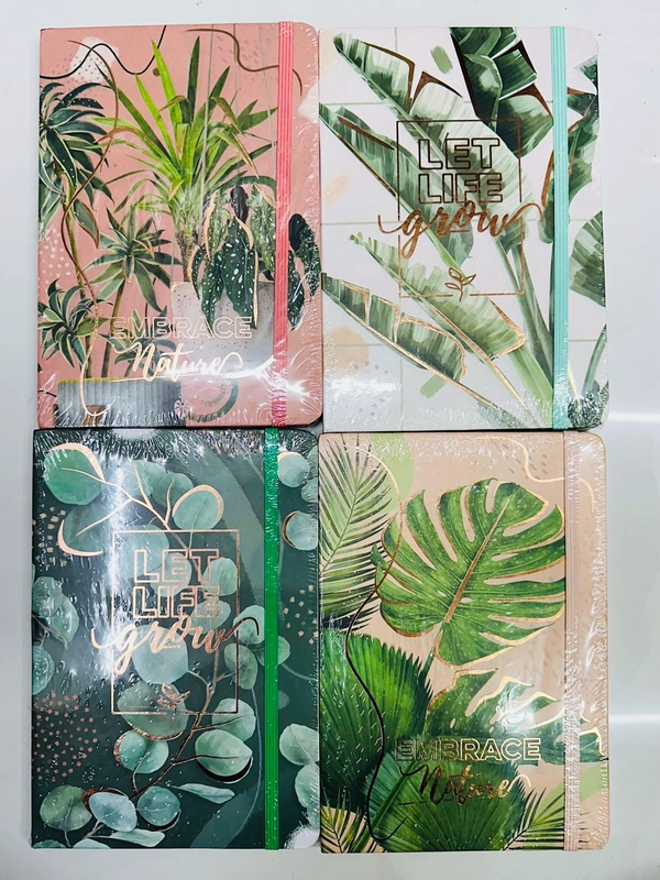 Diary Printed Notebook A5 160pg HB Nature 