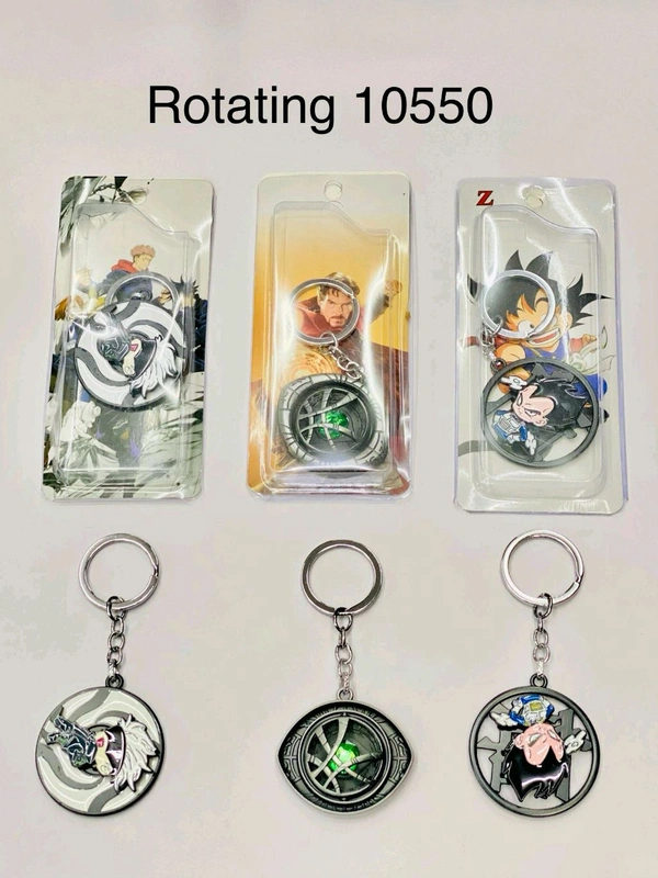 Rotating 2nd Metal Keychain (Mixed Design)