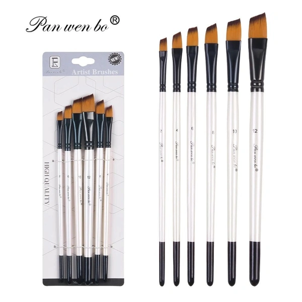 Paint Brush 6pc Chisel (2-25-80)