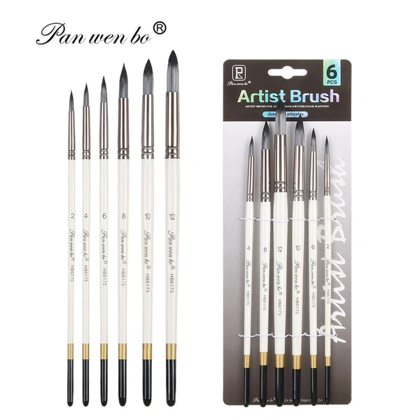 Paint Brush 6pc Round (2-25-179D)