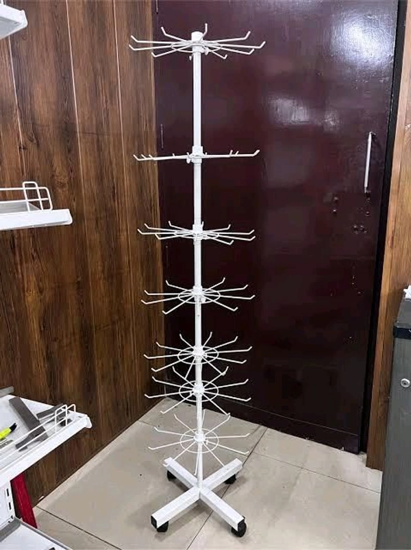 7 Layer Rotating Multipurpose Metal Display Stand.