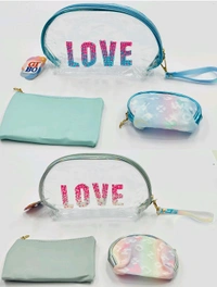 Travelling Cosmetic Pouch (3pc Set)