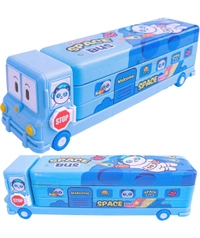 B-662-26 Metal Bus Pencil Box (Blister Pack)