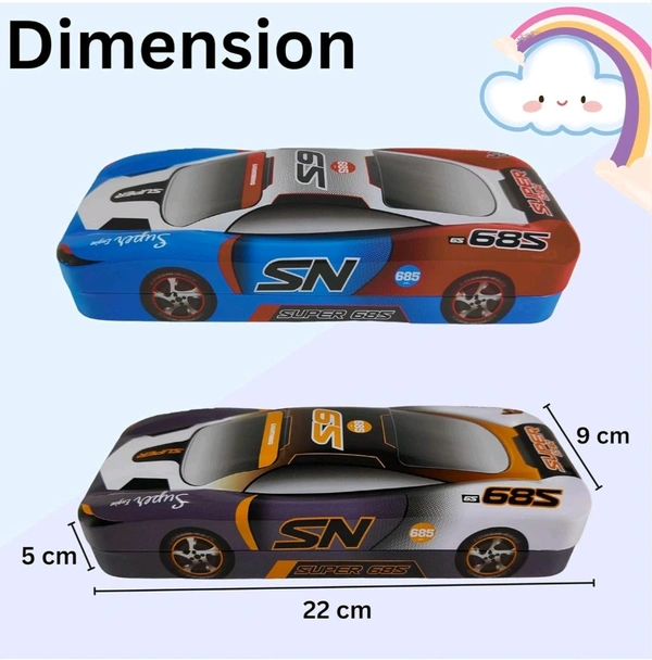 B-685-29 Metal Car Pencil Box