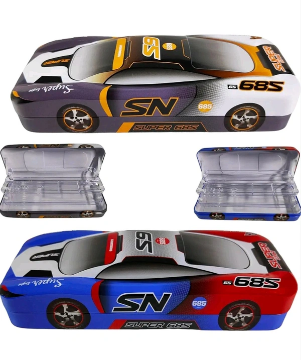 B-685-29 Metal Car Pencil Box