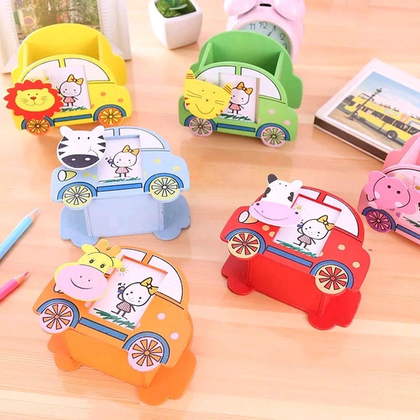 Car Pen Stand Wooden