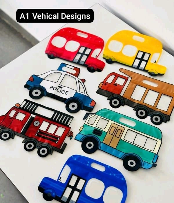 Gift Bag Pouch Vechicles A1