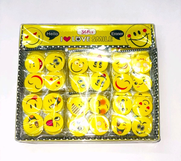 Smile Erasers 4pc Set (36pc Box)