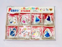 Character Erasers New (48pc Box)
