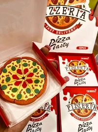 Pizza Eraser Set