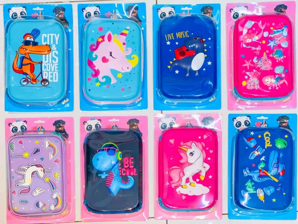 7D Eva Jumbo Pouch (Blister Pack) New Designs Mix
