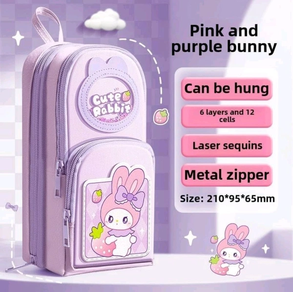 Pouch KBX-1093A Cute Rabbit