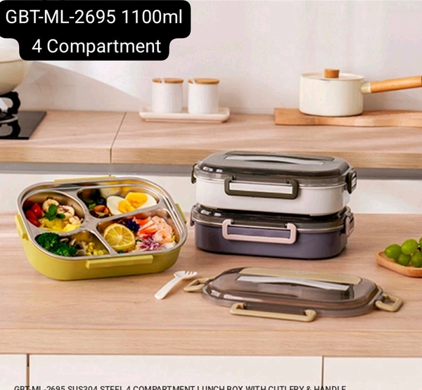 SS LUNCH BOX Leak Proof GBT-ML-2695